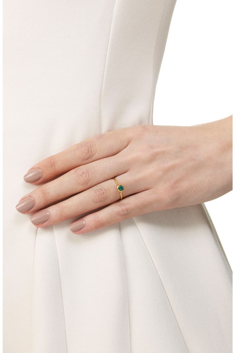 MV Siren™ Stone Small Ring, Alternate, color, GREEN ONYX/ YELLOW GOLD