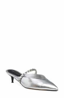 McQueen City Pointed Toe Mary Jane Mule