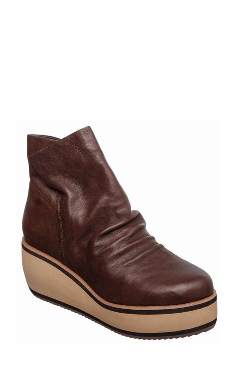 Flora Platform Wedge Bootie (Women)