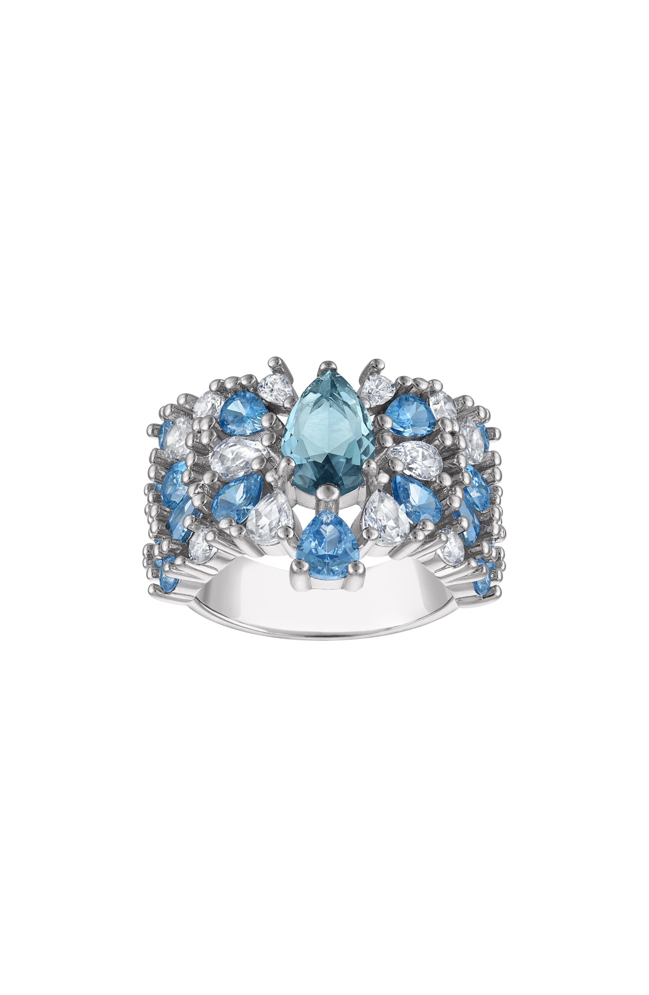 London Sky Blue Statement Ring