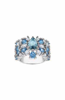London Sky Blue Statement Ring