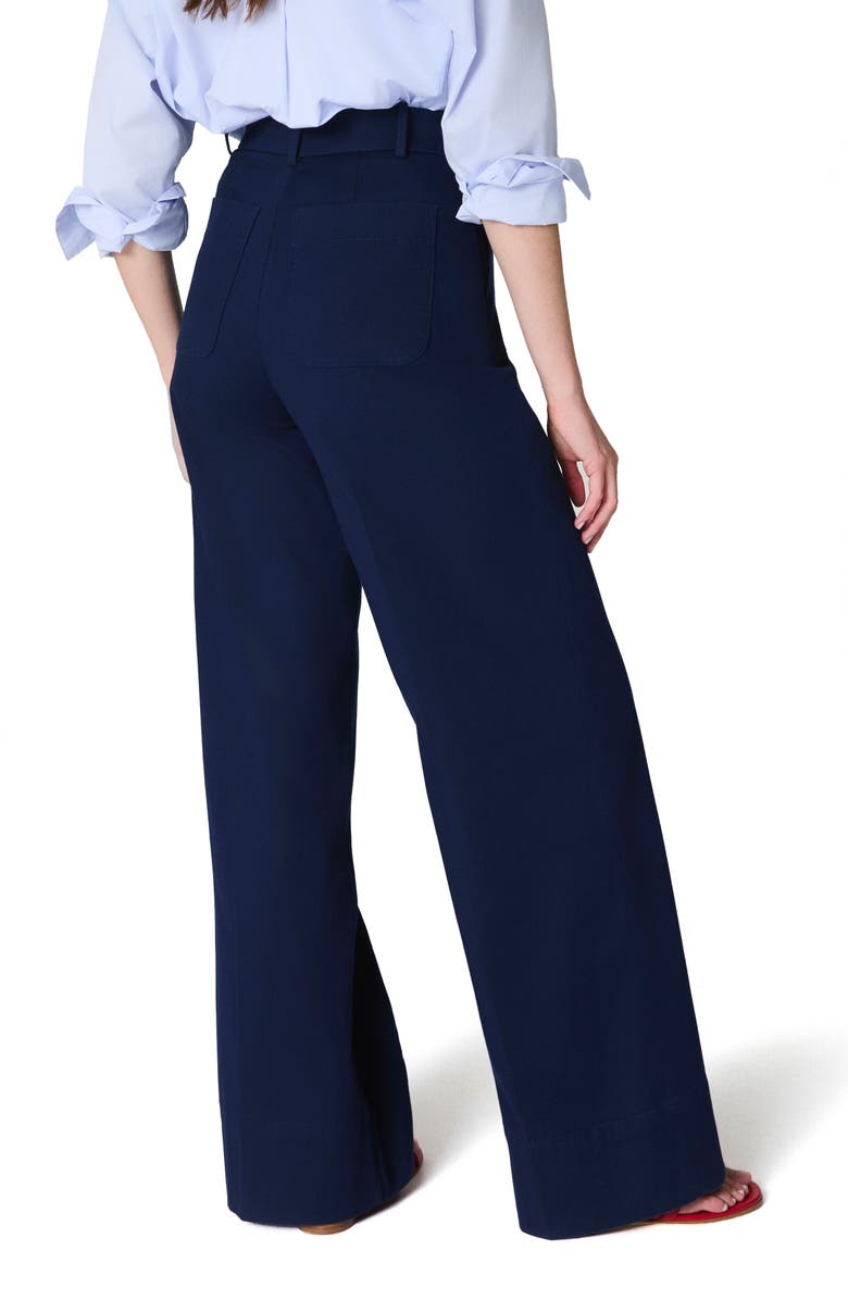SPANX<sup>®</sup> SPANXsupersmooth<sup>™</sup> Wide Leg Stretch Twill Pants, Alternate, color,