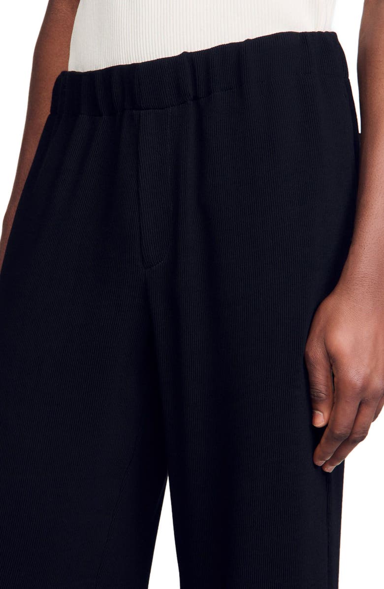 SANDRO Pleated trousers, Alternate, color, 