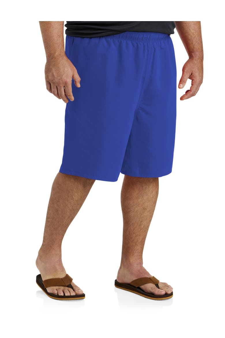 Big & Tall Quick-Dry Swim Trunks, Main, color, BLUE