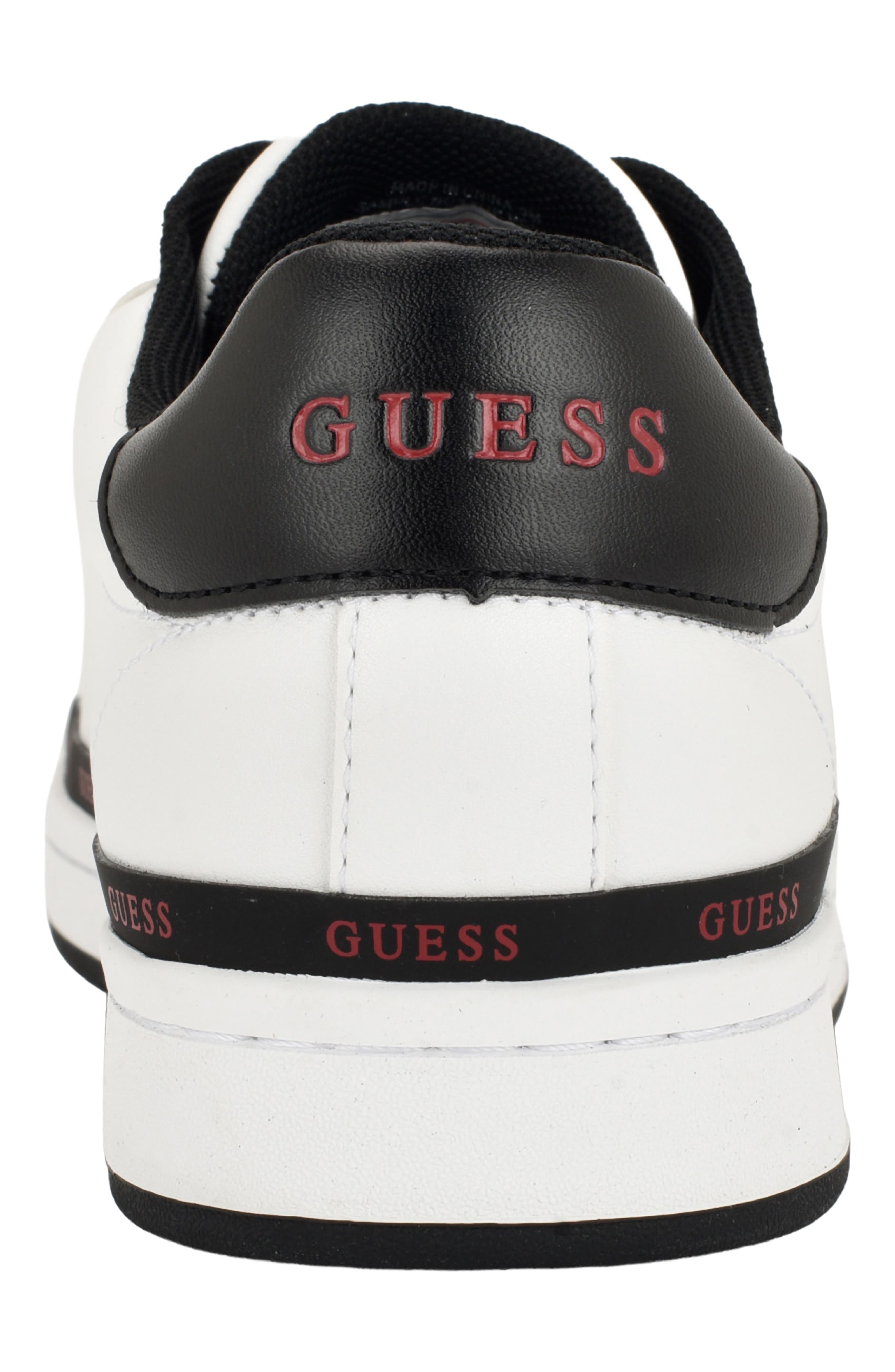 Likode Faux Leather Sneaker, Alternate, color, WHITE/ BLACK