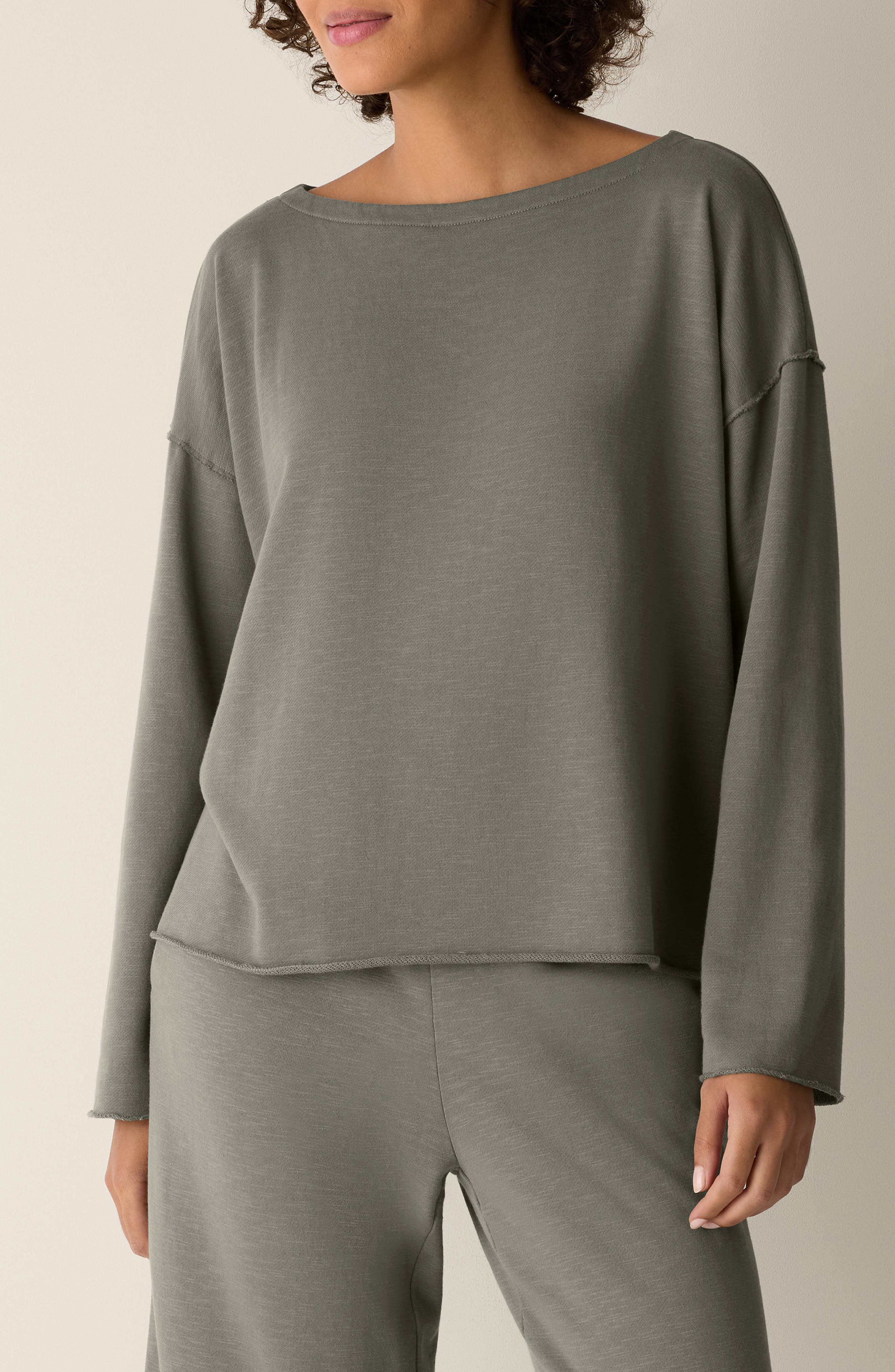 Bateau Neck Boxy Top - image 3