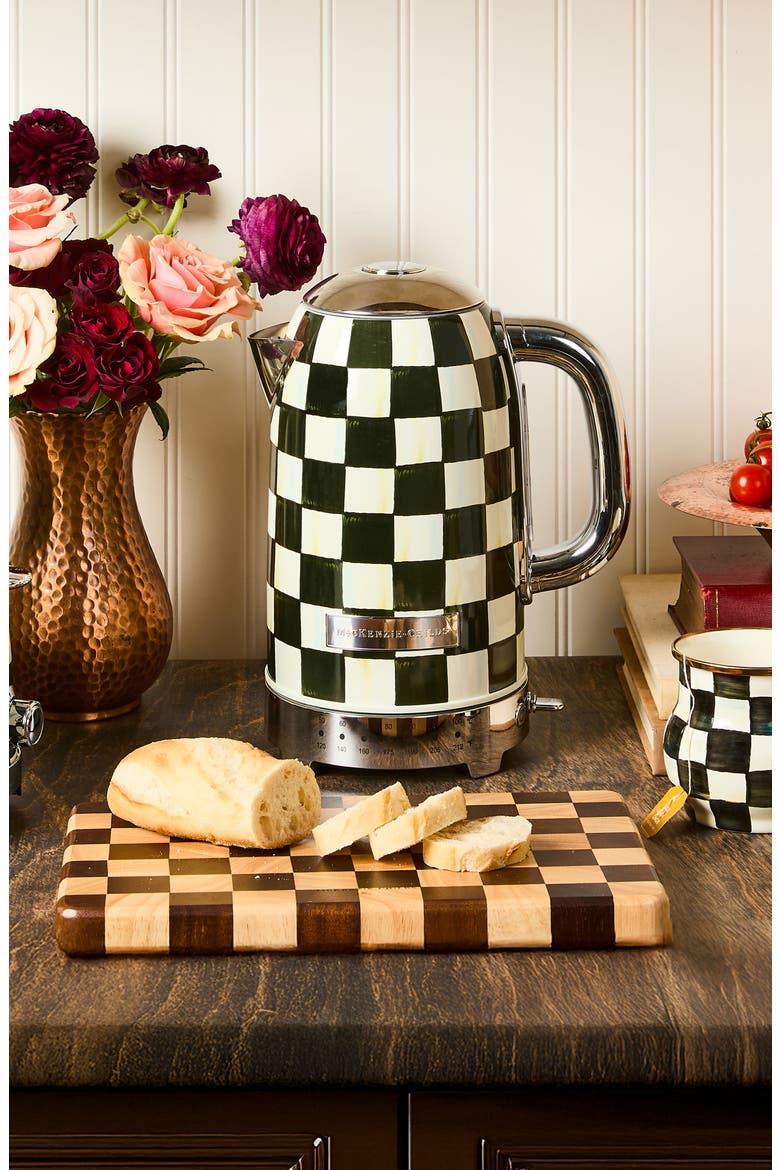Courtly Check Electric Kettle, Alternate, color, COURTLY