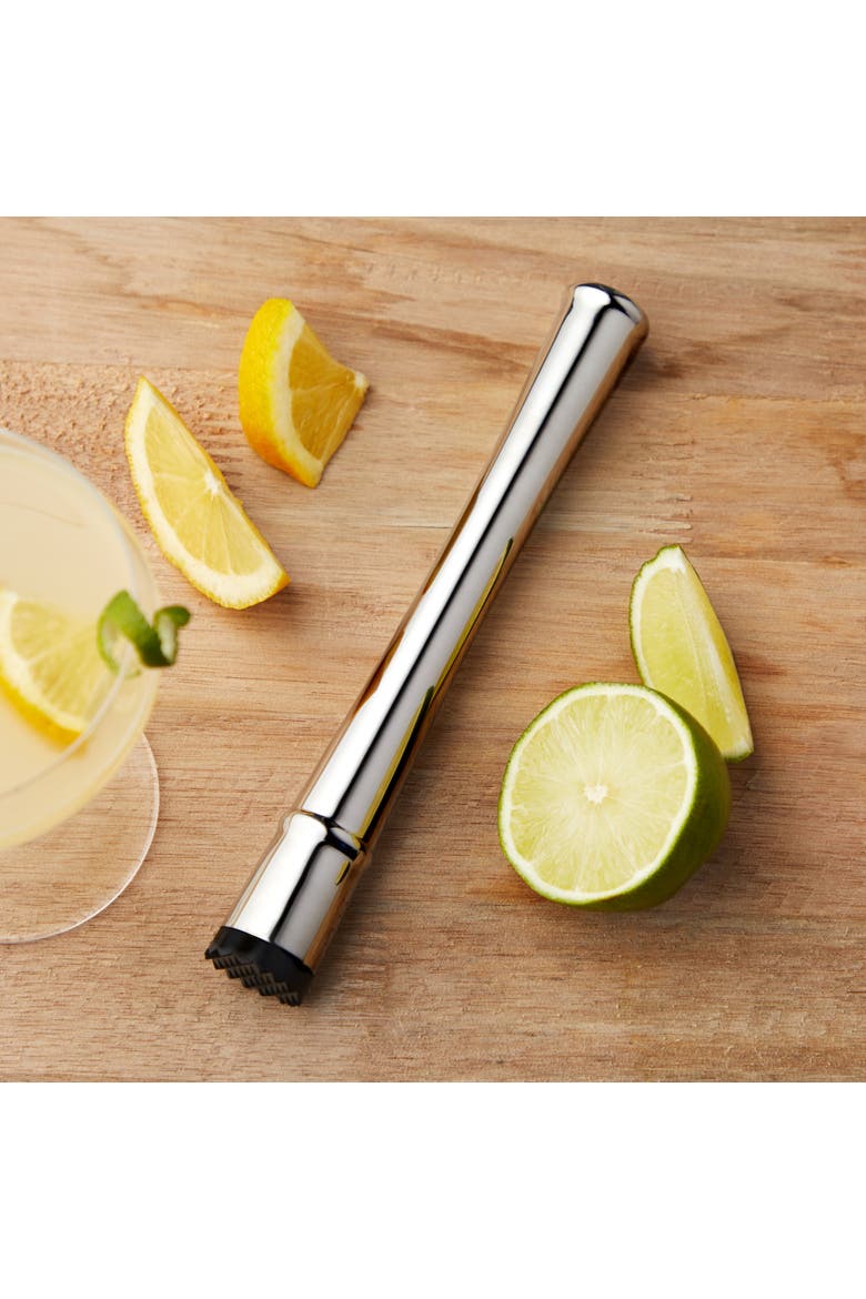 Harrison Muddler in Stainless Steel, Alternate, color, Silver
