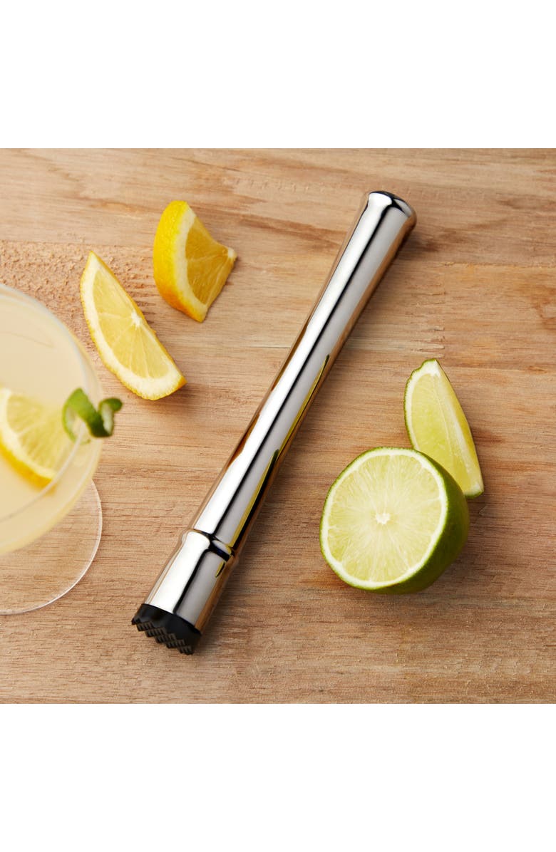 Viski Harrison Muddler in Stainless Steel, Alternate, color, Silver