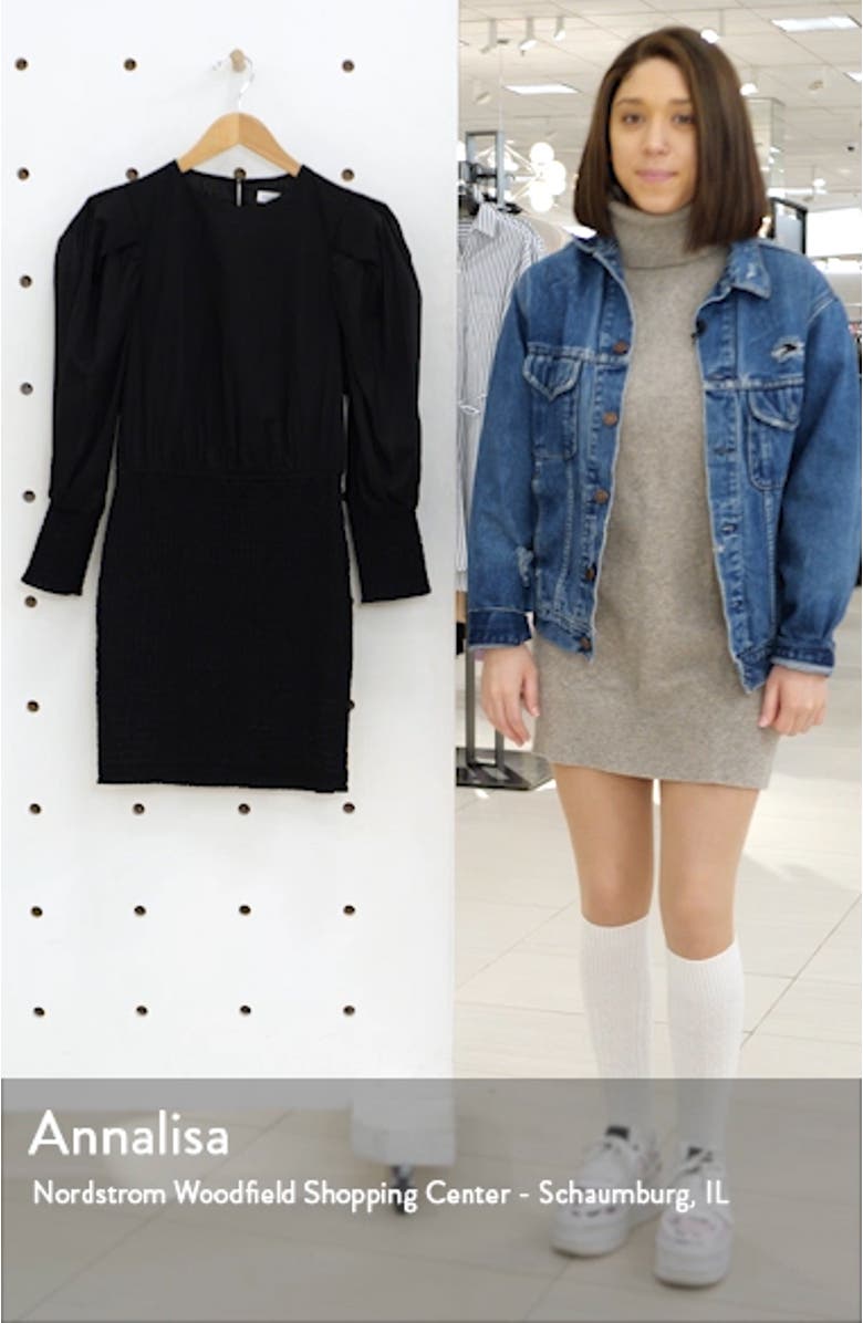 Geneva Tropical Print Smocked Cotton Dress, sales video thumbnail