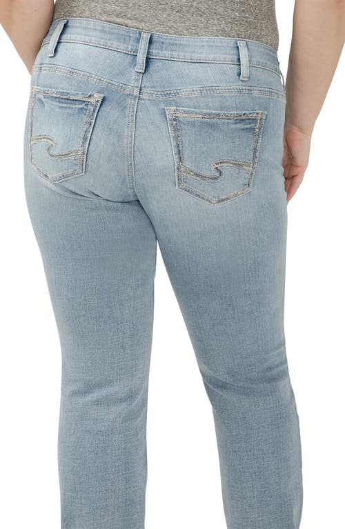 Silver Jeans Co. Suki Curvy Mid Rise Slim Bootcut Jeans