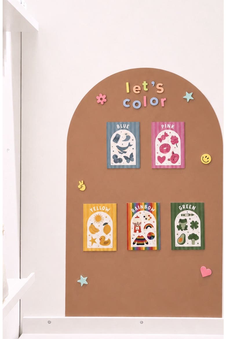 Color Sorting Magnets, 65 Piece Set, Alternate, color, None