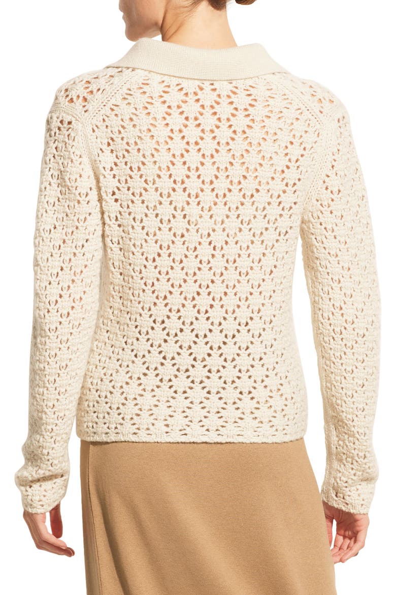 Wool & Cashmere Open Stitch (Nordstrom Exclusive), Alternate, color, CREAM