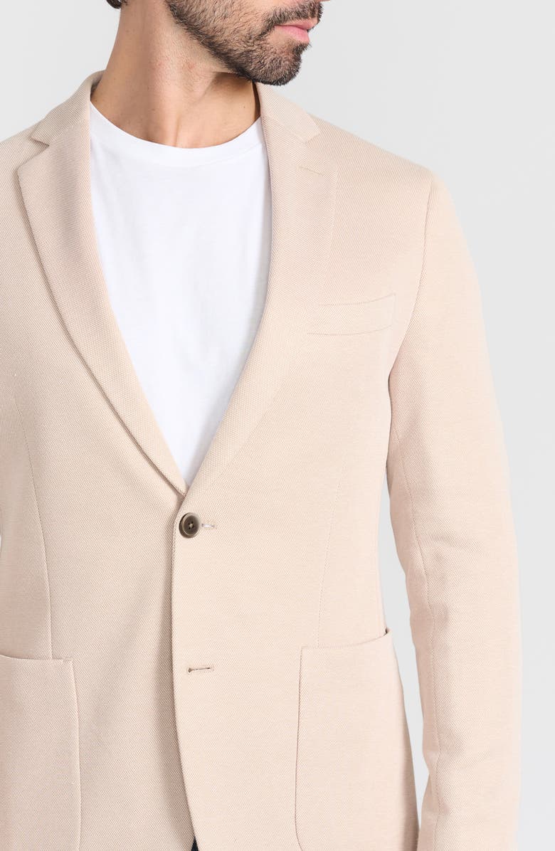 SAVILE ROW CO Textured Knit Sport Coat, Alternate, color, Tan