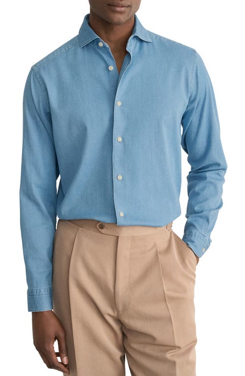 Stretch Denim Shirt