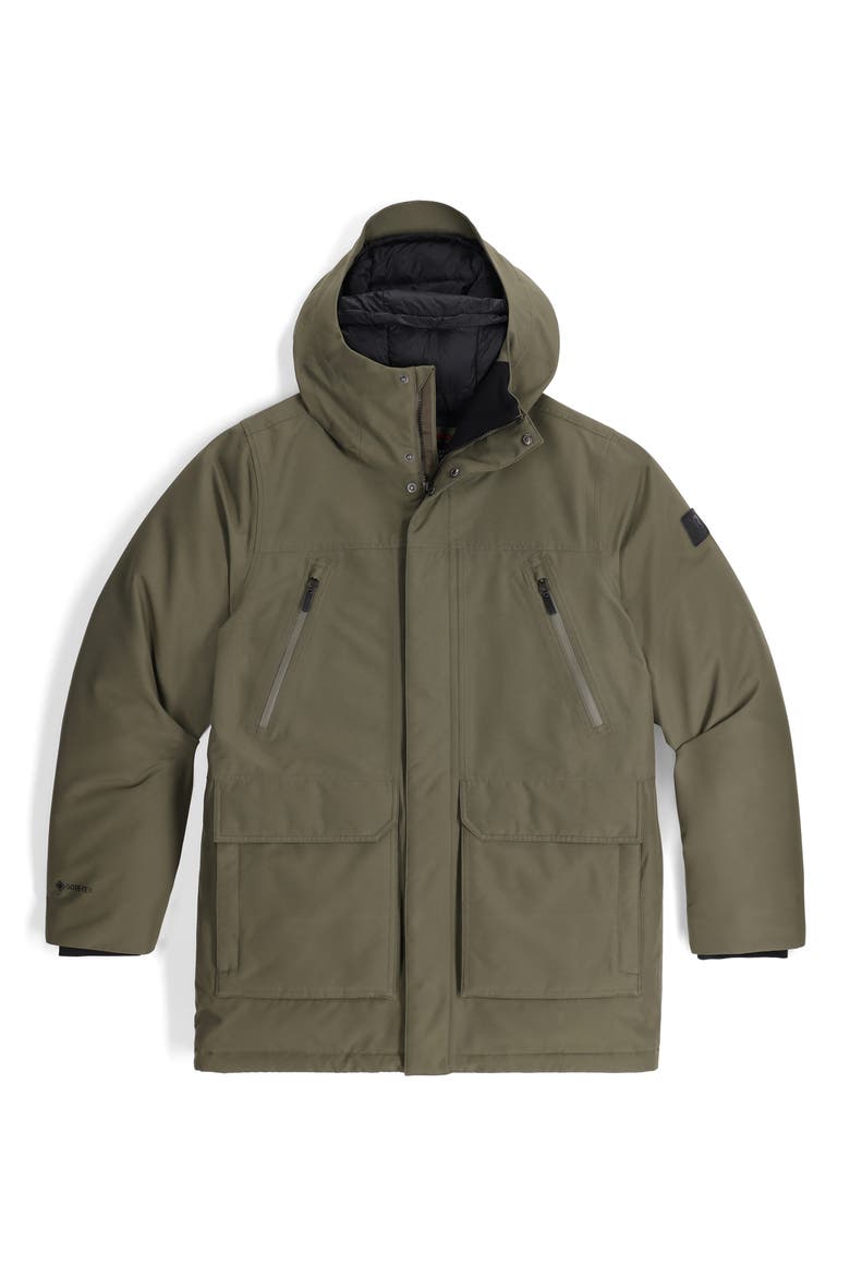 Stormcraft Waterproof 700 Fill Power Down Parka, Alternate, color, RANGER GREEN