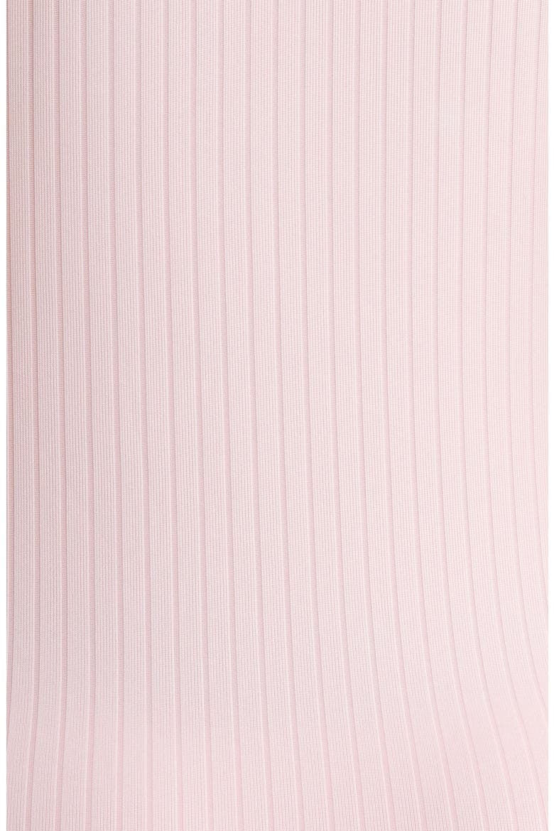 Rib Button Front Nightgown, Alternate, color, ICY PINK