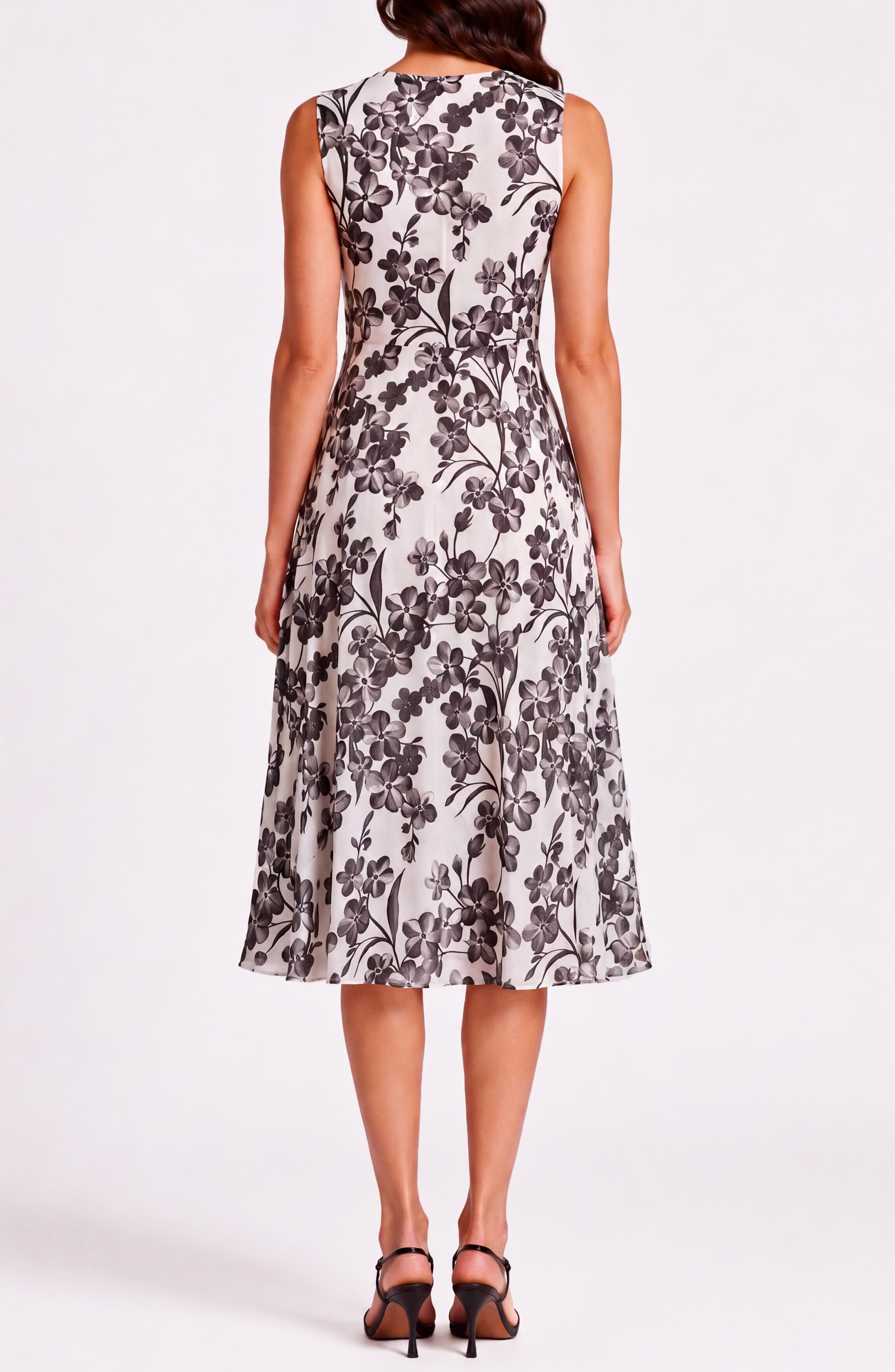 BY DESIGN Brooke Tie Waist Midi Dress (Women) | Nordstromrack