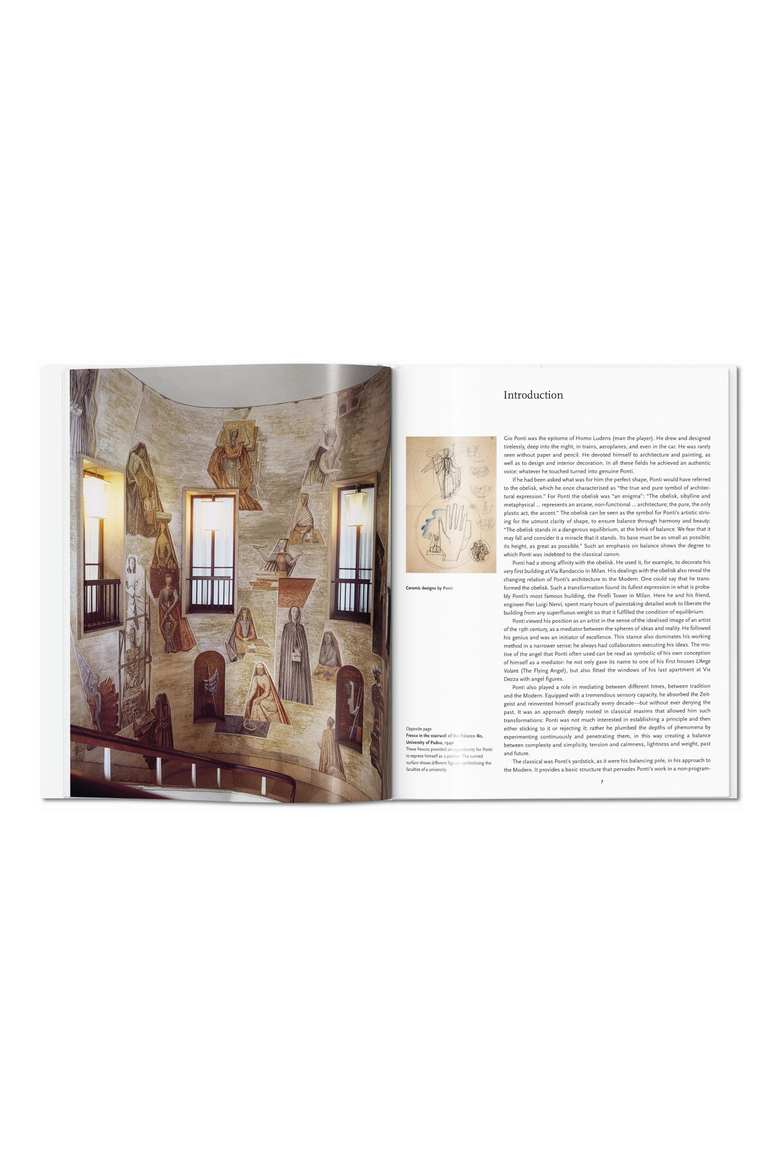 Gio Ponti Book, Alternate, color, White