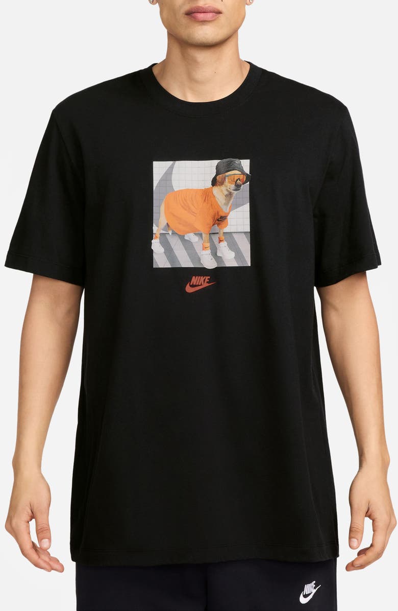 Nike Sportswear Club Good Dog Graphic T-Shirt, Main, color, 