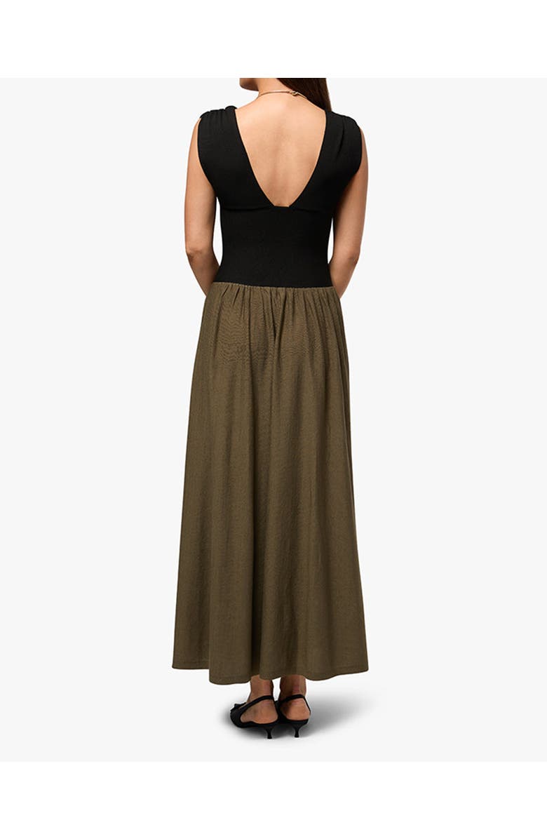 WeWoreWhat Deep V Corset Maxi Dress, Alternate, color,