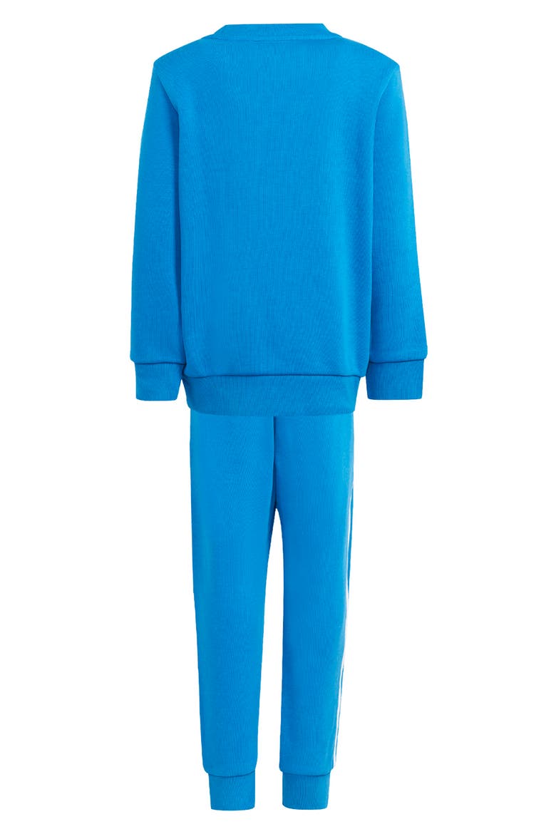 Kids' Adicolor Lifestyle Graphic Sweatshirt & Joggers Set, Alternate, color, BLUEBIRD
