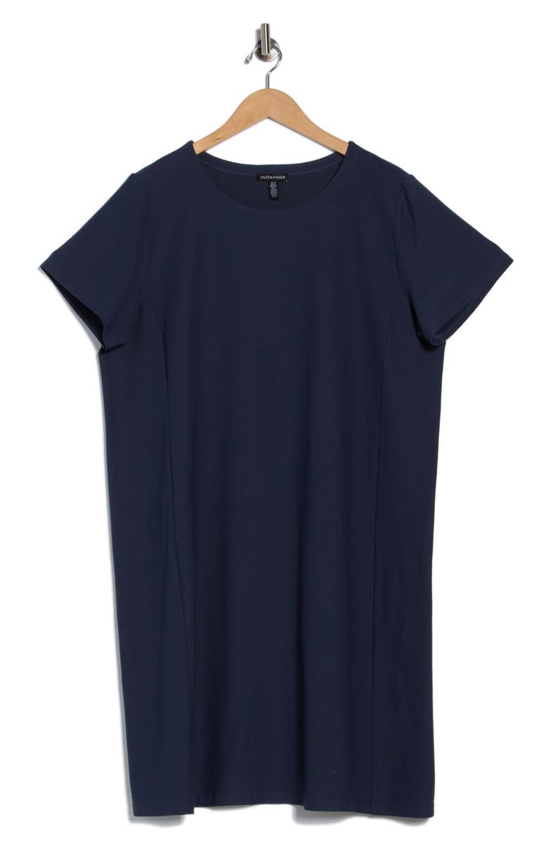 Eileen Fisher T-Shirt Dress, Main, color, Ocean