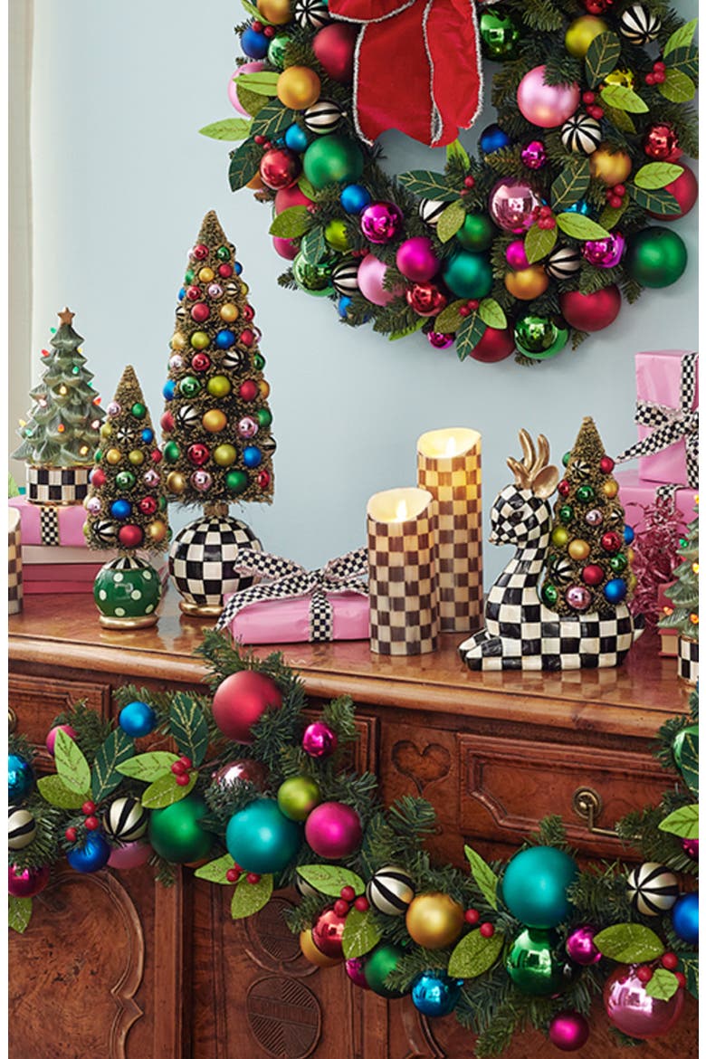 Jubilee Christmas Garland, Alternate, color, GREEN