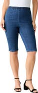 Roaman's Plus Size Comfort Stretch Bermuda Jean Short