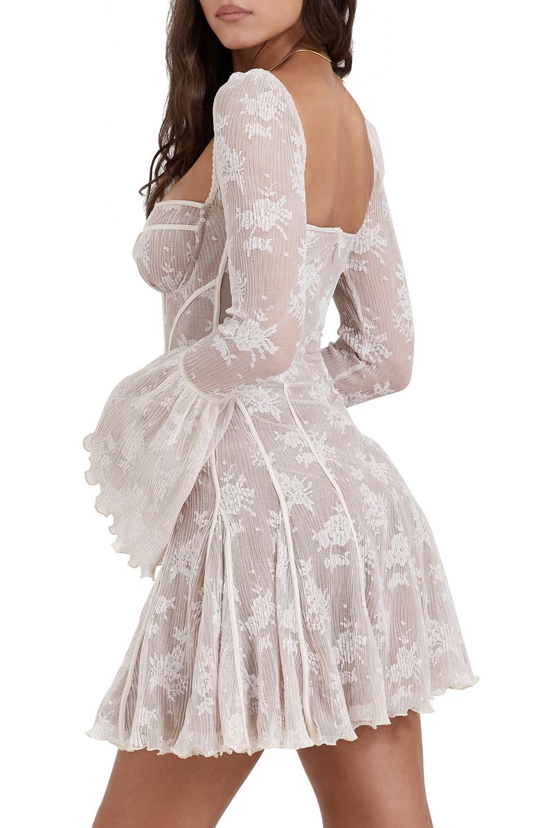 Analissa Long Sleeve Lace Minidress