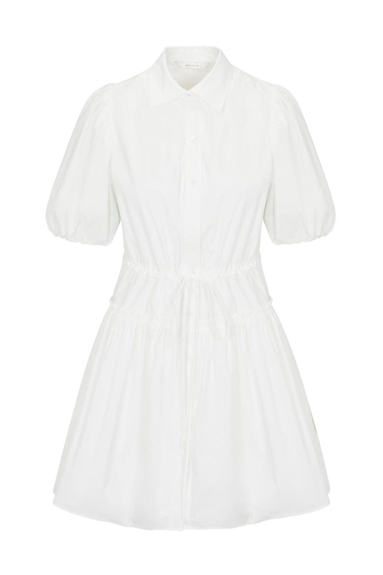 Yara Shirt Dress, Alternate, color, MILK