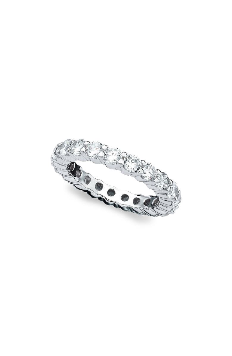 Crislu Cubic Zirconia Eternity Ring, Main, color, 