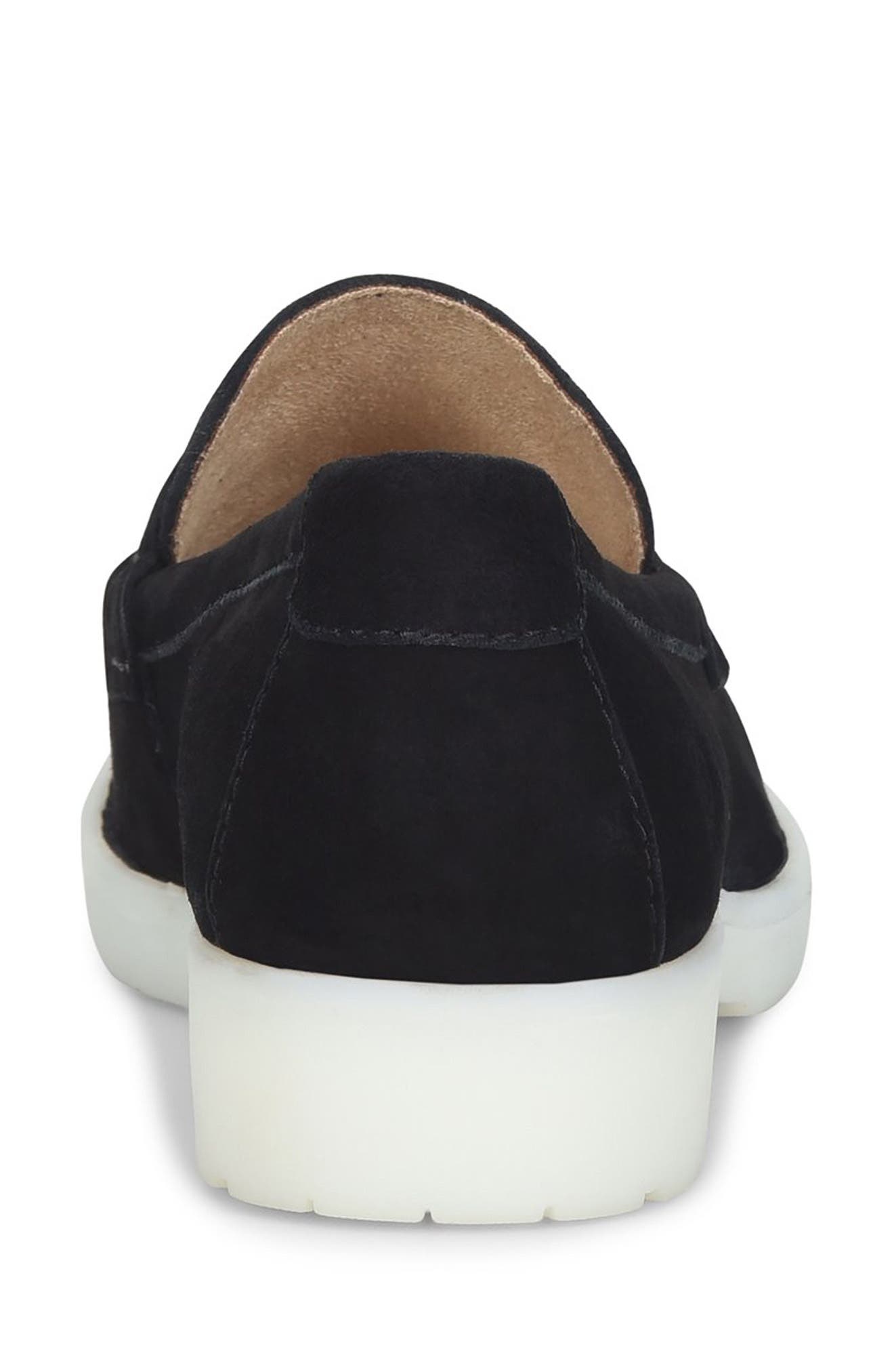 Børn Bree Penny Loafer, Alternate, color, Black Suede