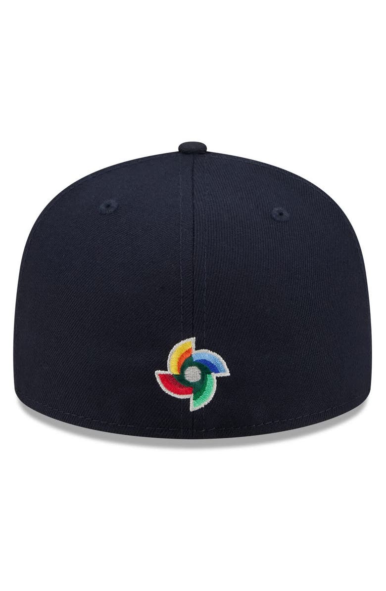New Era Men's New Era  Navy Czech Republic Baseball 2026 World Baseball Classic 59FIFTY Fitted Hat, Alternate, color, Navy