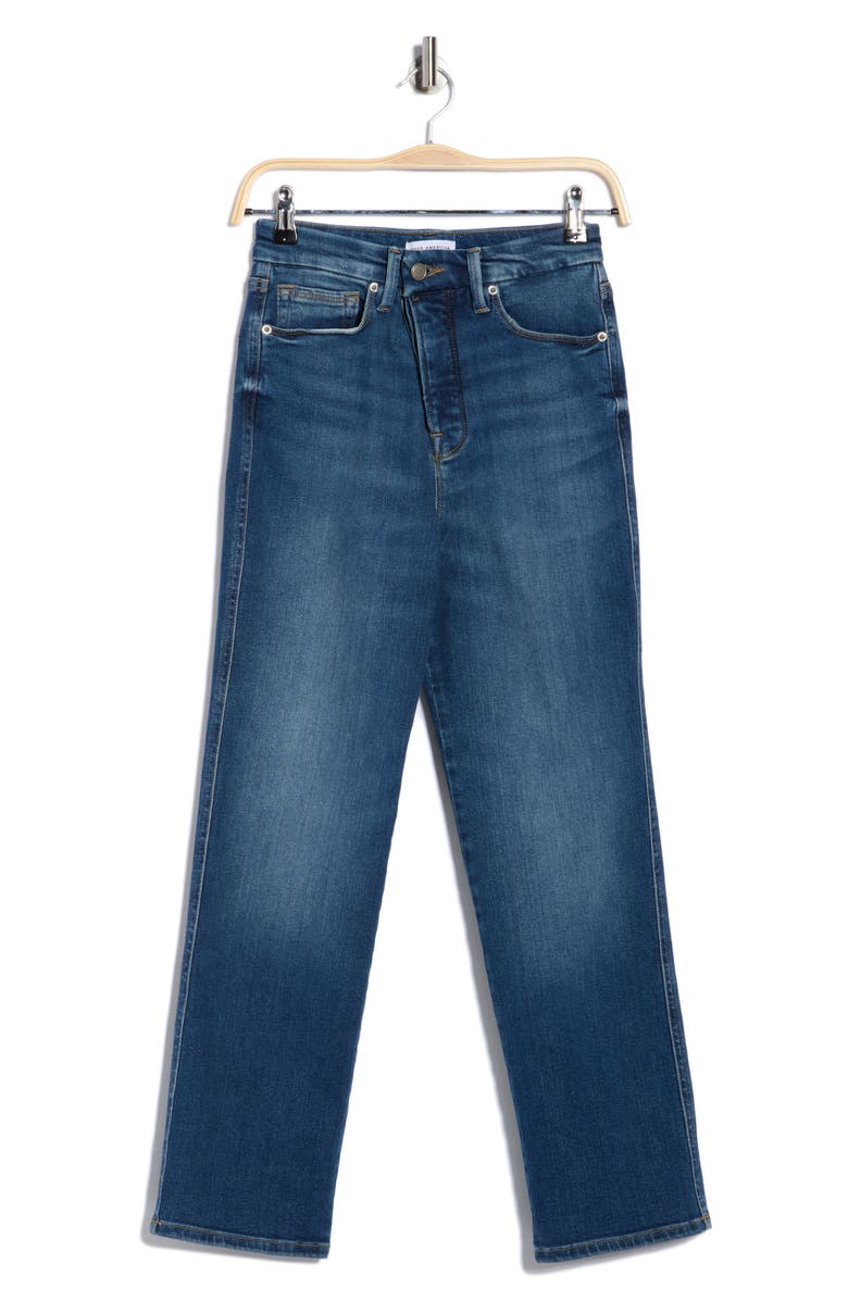 Good American Good Curve Straight Leg Jeans, Alternate, color, Indigo625