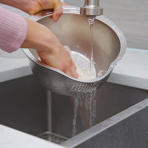Joyce Chen Rice Washer, Colander, And Strainer In Silver