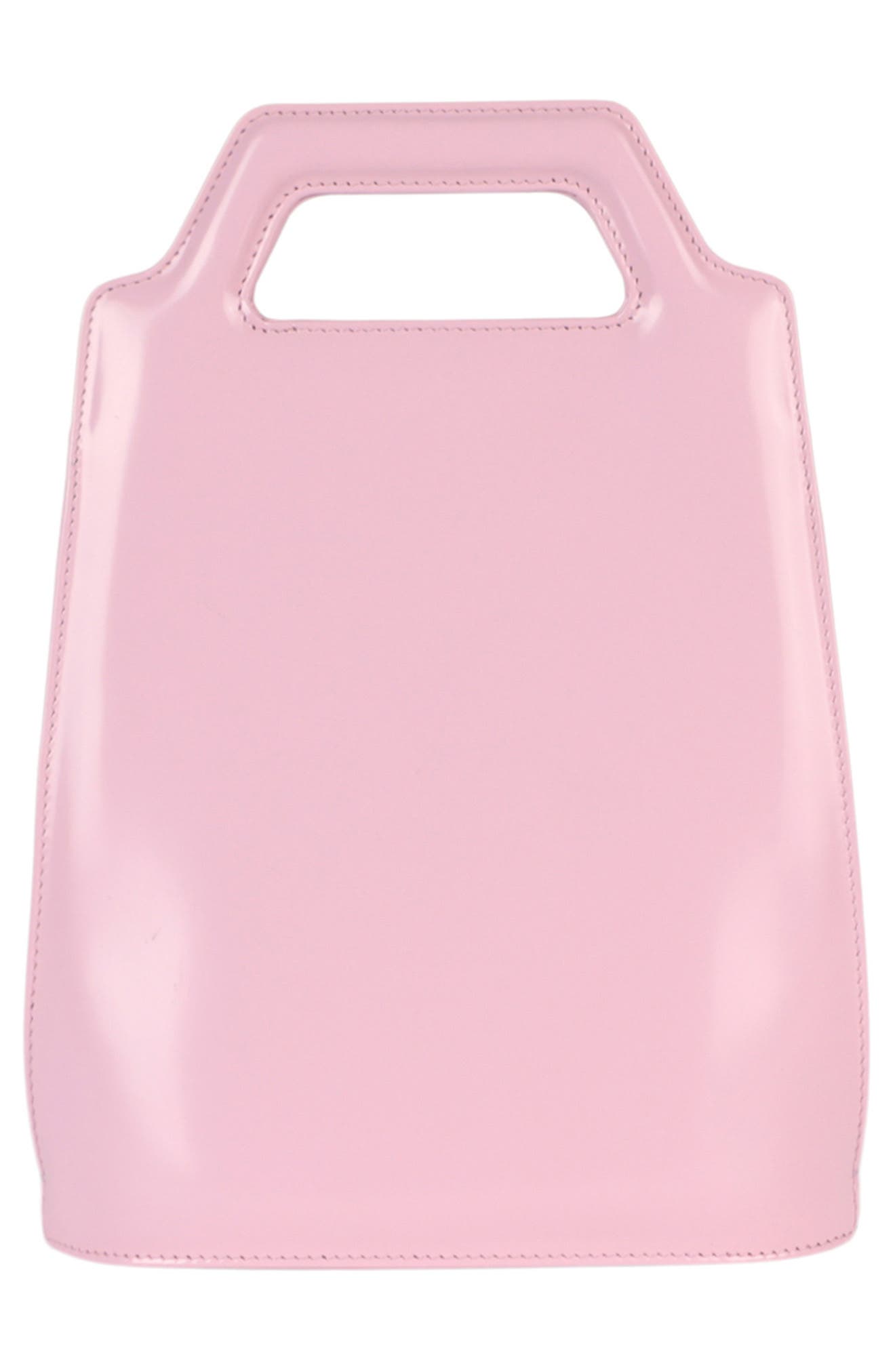 FERRAGAMO Gancio Leather Crossbody Bag, Alternate, color, Pink