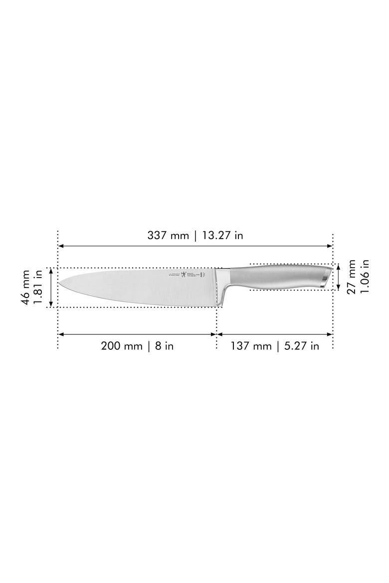 Forged Accent 8-Inch Chef's Knife, Alternate, color, SILVER