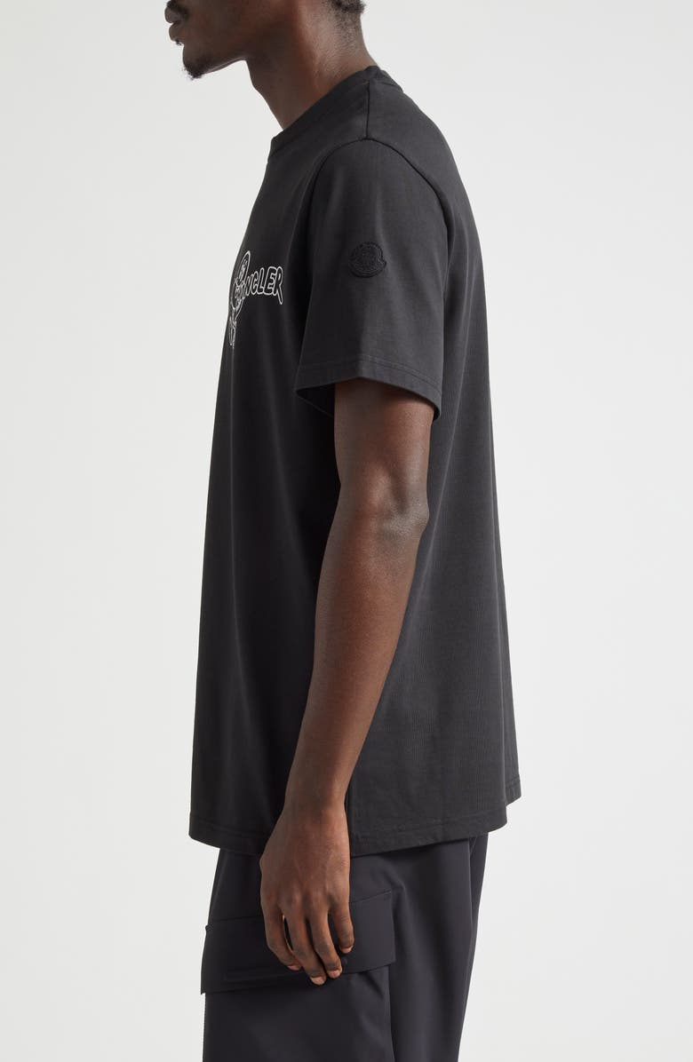 Moncler Cotton Graphic T-Shirt, Alternate, color, 