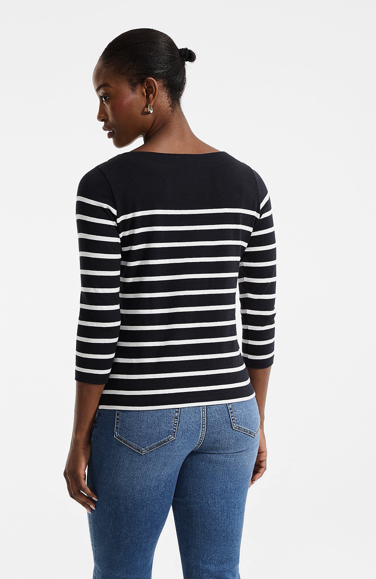 Mariner Jersey Boatneck Top - image 2
