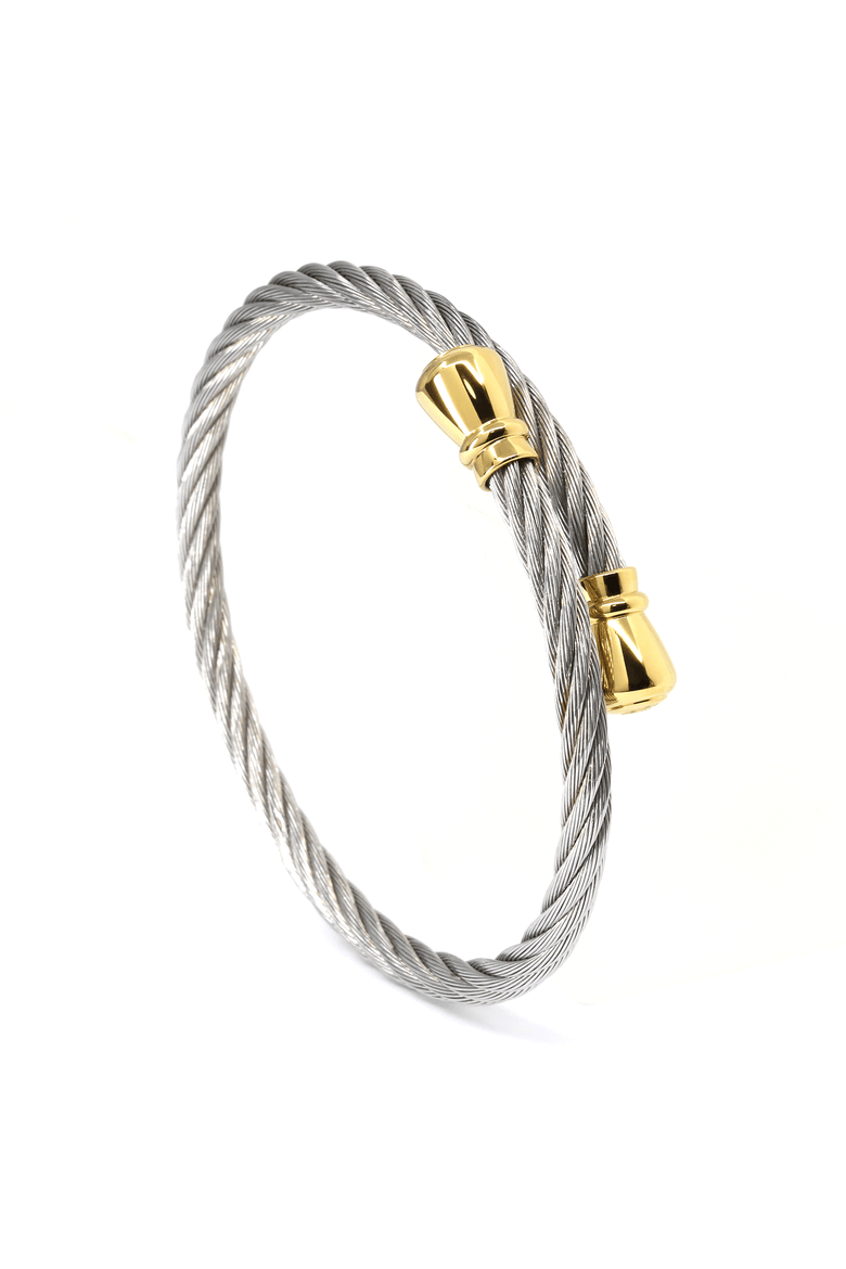 Celtic Bangle - Bourse, Alternate, color, Bicolor
