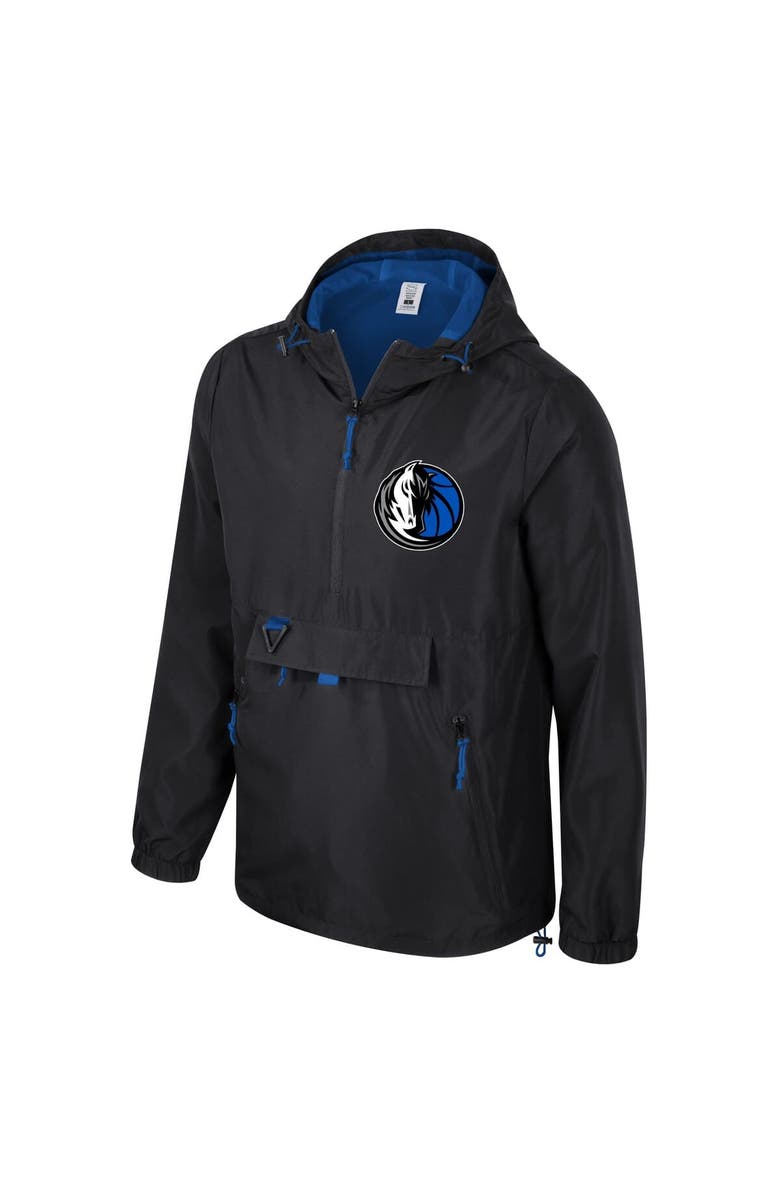 Stadium Essentials Unisex Stadium Essentials Black Dallas Mavericks Compete Quarter-Zip Windbreaker Jacket, Alternate, color, Black
