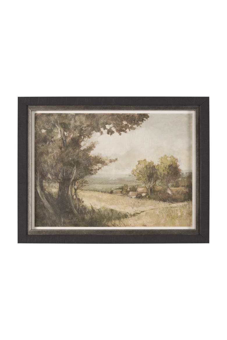 Old Style Landscape by Studio a Hand Embellished Framed Art Print, Main, color, Open Brown
