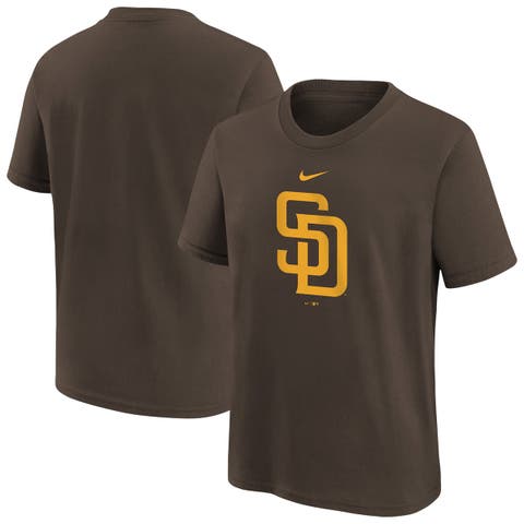 Youth Nike  Brown San Diego Padres Large Logo T-Shirt