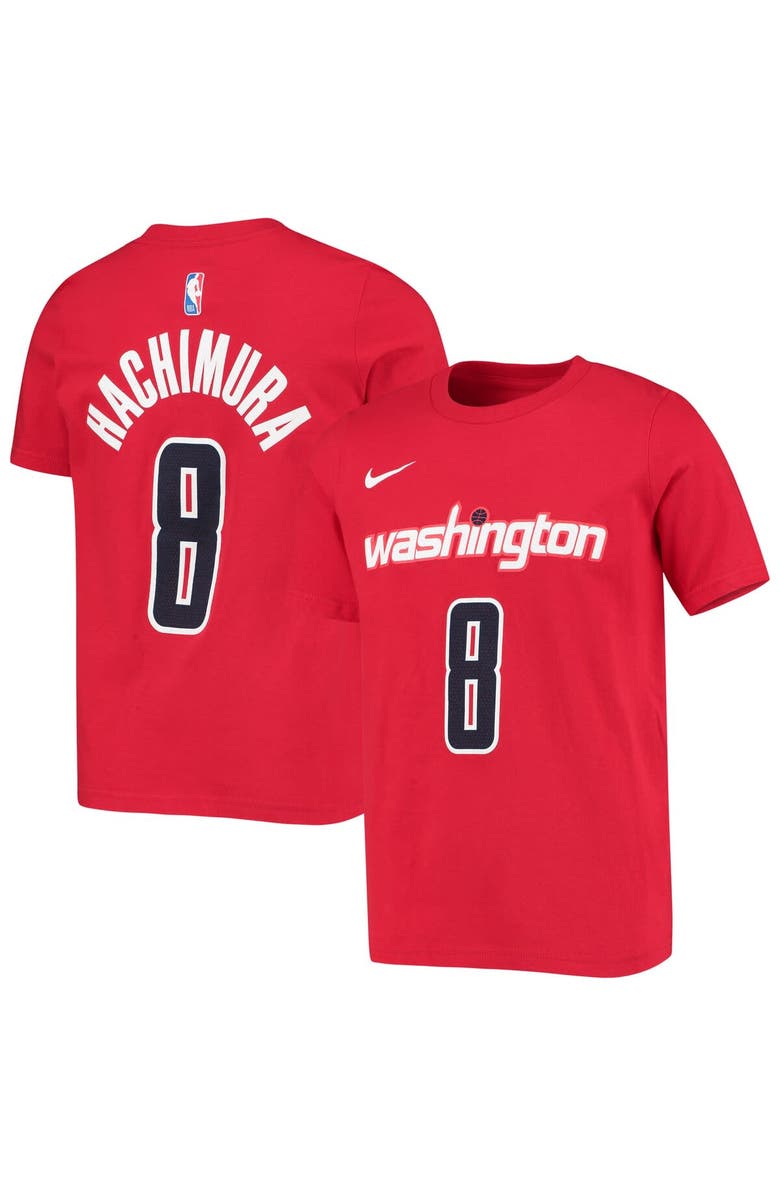 Outerstuff Youth Rui Hachimura Red Washington Wizards Name & Number T-Shirt, Main, color,