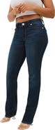 True Religion Billie Mid Rise Straight Leg Jeans