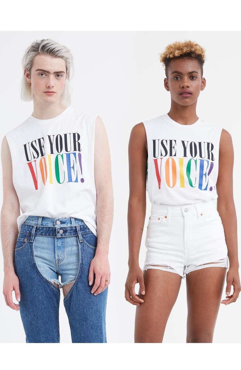 Levi's<sup>®</sup> Community Pride Sleeveless Graphic Tee, Alternate, color,