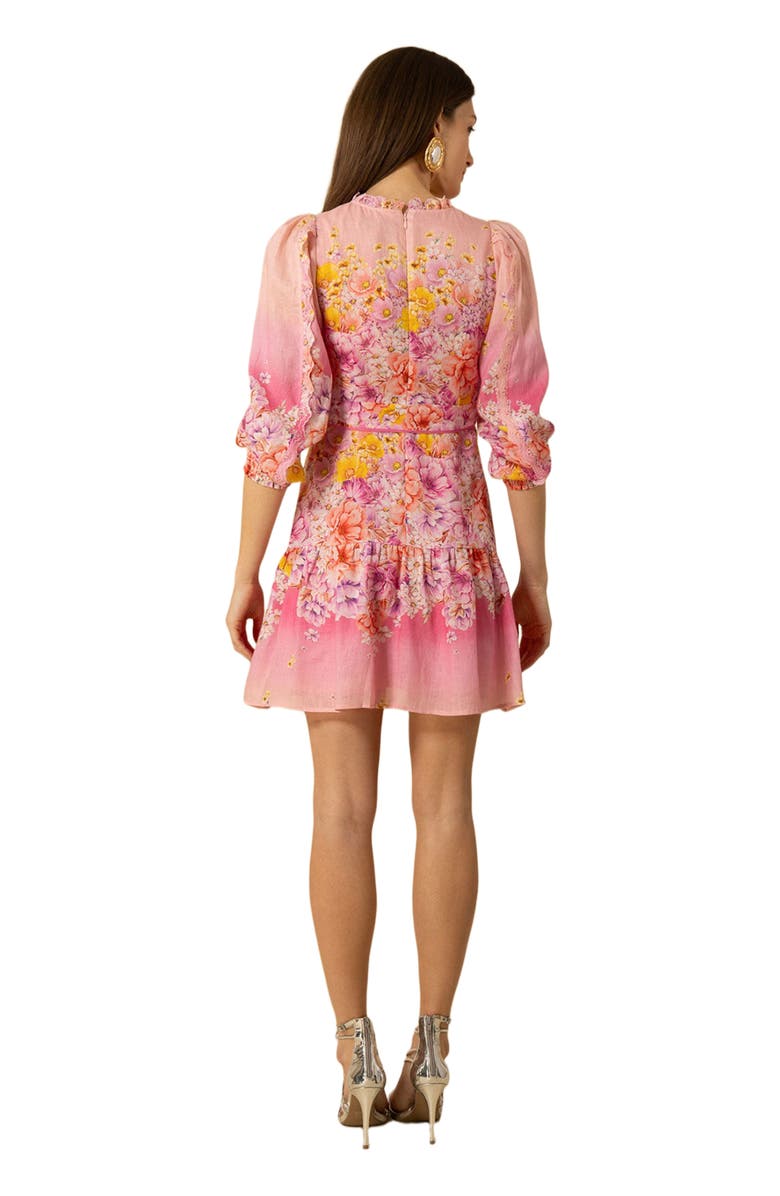 Hale Bob Valerie Linen Dress, Alternate, color, 