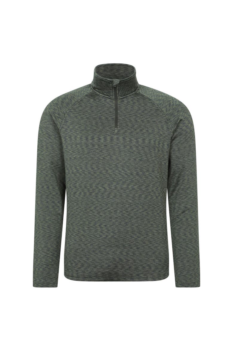 Mens Power Quarter Zip Midlayer Top, Main, color, Khaki Green