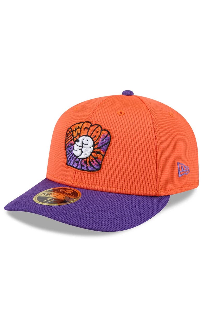 New Era Men's New Era Orange/Purple San Francisco Giants 2025 City Connect Batting Practice Low Profile 59FIFTY Fitted Hat, Alternate, color, Orange